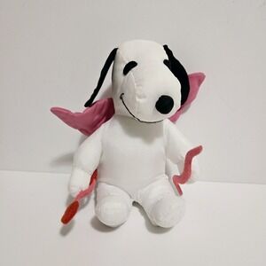 Whitman's Peanuts Snoopy Valentines Day Cupid 7" Plush EUC